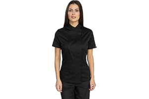 PALLTEX Nori Lady SS Giacca Cuoca Donna Giacca da Chef Donna Professionale a Maniche Corte con Rete Traspirante