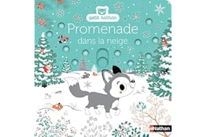 Promenade dans la neige - livre d'éveil animé, pour les bébés dès 6 mois
