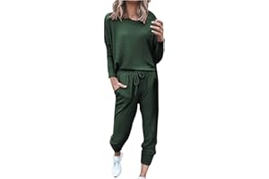 MJGkhiy Tute Donna Complete Offerte Casual Sportive Completa Set Cappuccio e Pantalone Due Pezzi Lunghi Tuta Sportivo Cappuccio Sportivo Morbida Comoda Pullover Tuta Donna Completa Set