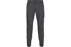 Mêskie spodnie Jogger Cargo JACK & JONES PAUL FLAKE AKM 542 Spodnie Twill Denim z elastycznym pasem.