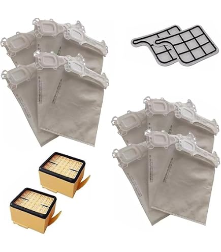 Filterline 6 sacchetti profumati Made in Italy per aspirapolvere compatibili con Vorwerk Folletto VK 135 136 135SC VK135 VK136 FP135 FP136 FP135 (SKMI135P