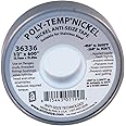 Anti-Seize Technology POLY-TEMP 36336 Anti-Seize Nickel Filled PTFE Thread Seal Tape, 600 Length x 1/2 Width x 3. 5 Mil Thickness, Gray
