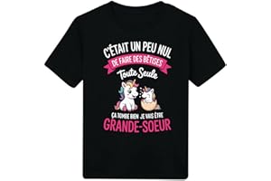 MAROMA [18] Enfant Futur Grande Soeur/Bêtises/Idée Cadeau Annonce Grossesse Papa Grands Parents Mamie Tonton Super Hero