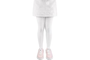 L&K-II Dziewczęce rajstopy baletowe do tańca ze stopą 80 DEN nieprzejrzyste mikrofibra z koronką i wzorem kwiatowym rozm. 98-140 kolorowe 2779