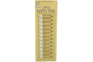 Nappy pins 12 pack by Beautiful Beginnings