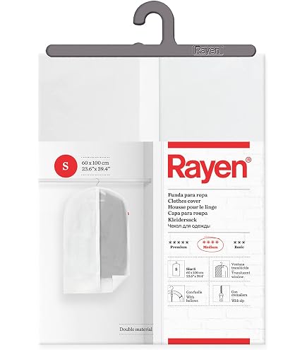 Pack De 3 Housses Rangement Vêtements Transparentes - Anti-Poussière Armoire | 65x150cm | Rayen