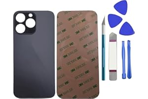 Dakexiong Hinteres Glas Ersatz für iPhone 13 ProMax hinteres Glas mit Reparatur-Werkzeug-Kit und Reparatur-Kit, (Graphit)