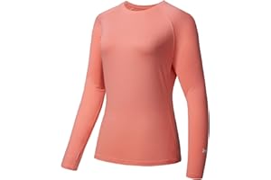Bassdash T-Shirt de Protection Solaire UV UPF 50+ pour Femme à Manches Longues pour la pêche, la randonnée, la Performance