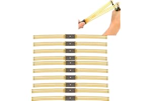 Crazy-M 10 Satz Ersatzgummi Steinschleuder Ersatzgummi für Steinschleuder Gummibänder für Schleuder Outdoor Slingshot Ersatz Band für Katapult Bands Slingshot Band