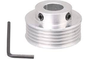 BQLZR Poulie de courroie PJ de 6 T de diamètre extérieur 40 mm Trou intérieur 14 mm pour arbre de moteur Mini Table Machines électriques