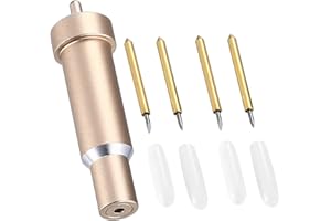 BJBJJIU 4 Pezzi Lame di Taglio per Cricut Maker, Lama di Ricambio per Cricut Maker, Maker 3, Explore Air 3, Air 2, One, Lame di Taglio Profonde per Cricut, con Alloggiamento, Lame da Taglio 30/60 Gradi