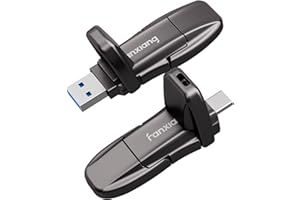 fanxiang SSD Esterno da 512 GB Type-C + USB A 3.2 Gen2 - Portatile Wireless con Velocità Fino a 1050 MB/s - PSSD per PC, Laptop, Xbox, PS5, Ecc. - FF952