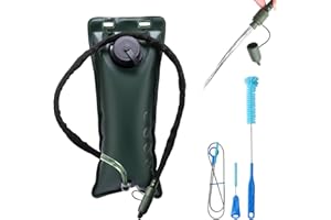 Swavitie Sacca Idrica 2.5L Sacca Acqua per Zaino Sacca Idratazione Portatile Senza BPA Sacca Acqua Trekking Antibatterico Anti Perdita con Kit di Pulizia per Ciclismo Escursionismo Arrampicata