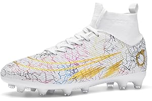 DASHANGYAN Botas de fútbol Masculino Botas de fútbol neutros Zapatos de Entrenamiento Antideslizantes para niños competitivos Botas de fútbol al Aire Libre Profesionales Zapatos competitivos Juveniles