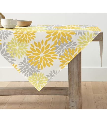 Nappe Ronde 120 Cm Style Bohème Mandala - Polyester, Anti-taches, Déco Fête Cuisine Mariage - 8