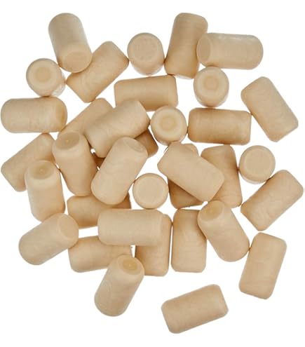 100 Tappi Di Sughero Sintetici 22.5x38mm - Per Bottiglie Di Vino Bordeaux Ed Emiliane, Bianchi, Pronti All'Uso - Foto 10