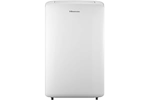 HISENSE APC12 Climatizzatore d’Aria Portatile da 12000 BTU con Gas R290, 380m3/h, Bianco, Classe di Efficienza Energetica A