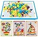 Produktbild Zecken tocking 296 PCS Puzzle Mix Farbe Pilz Nägel Stecktafel Educational Building Blocks Bricks Kreativ DIY Mosaik Toys Geburtstag Weihnachten Geschenk für Kinder Alter über 3 Jahre old