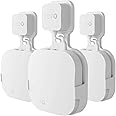 Wall Mount Holder for eero Pro Home WiFi System-Simple and Sturdy Wall Mount Holder Stand Bracket (NOT for eero 6 or eero pro 6), Without Messy Wires (White(3 Pack))