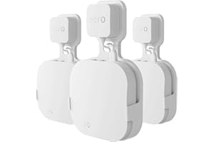 COOLWUFAN Support Mural pour eero Pro Home WiFi - Simple et Robuste - sans Fils ni vis Blanc (Lot de 3).