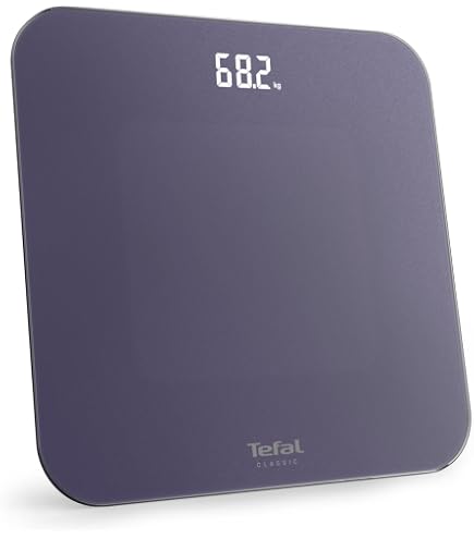 Bilancia Connessa Tefal Goodvibes Health Balance – 14 Parametri Corporei, App, 180 Kg, Vetro 32x32 Cm, Nera (BM9670S1)
