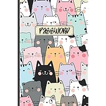 Quaderno Password A Tema Gatti - Rubrica Per Memorizzare Codici E PIN - Foto 9