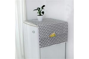 Oriental riverkit Kühlschrank Staubschutz, Multifunktionale Waschmaschine Staubdichte Abdeckung Mit Aufbewahrungstasche, Für Waschmaschine, Kühlschrank, Mikrowelle Verwendet 50 * 130 cm (D)