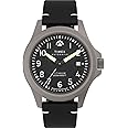 Timex Men's Expedition North Titanium Automatic 41mm Watch - Black Strap Black Dial Titanium Case, Black, One Size, 41 mm Expedition North Titanium Automatic
