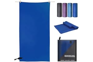 DiaryLook Asciugamano da bagno in microfibra, grande XX-L XXX-L, in microfibra, ad asciugatura rapida, per sport, viaggi, palestra, attività all'aperto, campeggio, fitness