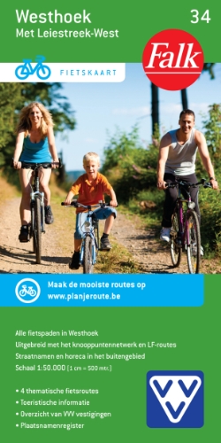 Preisvergleich Produktbild Falk VVV fietskaart 34 Westhoek