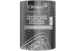 ARA CHOICE CROMAR Roofing Felt Adhesive – Cold Applied Bituminous Adhesive for Roofing Felts | 5L