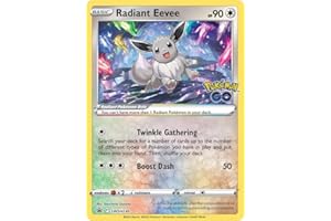 TITAN CARDS Radiant Eevee SWSH230 Shiny Holo Pokemon Promo Card (serie promozionale Spada e Scudo) + TitanCards® Toploader
