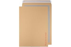 SMART BUYS Hard Board Back Envelopes - Cardboard Backed with Peel & Seal Strip - Rigid Do Not Bend Envelopes for Mailing, Shipping & Storing Documents (10, A3 Paper-C3 (457mm x 324mm))