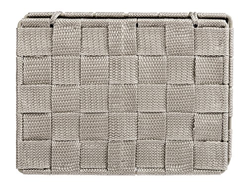 Wenko 22575100 Aufbewahrungskorb mit Badkorb mit Deckel, Polypropylen, taupe, 14 x 19 x 10 cm - 5