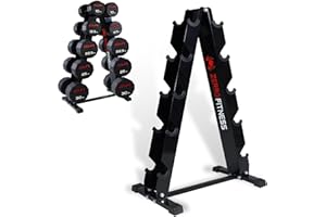 ZERRO ZEERO Kurzhantel Rack, 4/5 Ebenen Hantelständer, Passend zu hanteln und Kurzhanteln, Hantelregal für Zuhause, Max.300kg Hantelablage