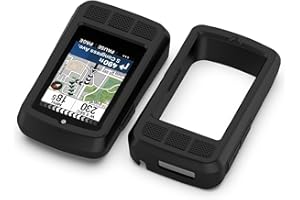 GIOPUEY Funda Compatible con Wahoo ELEMNT Bolt V3/Bolt 3, Ultradelgado Silicona Case Cover, Anti-caída, Portátil - Negro