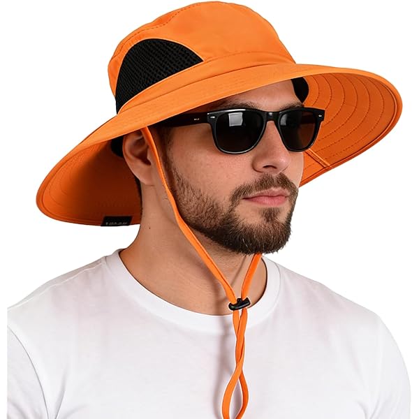 Capellino Pesca Spiaggia Cappello A Secchiello NPQQUAN Con Foro - Foto 3