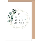 Edition Seidel Premium Wedding Congratulations Card With Kraft