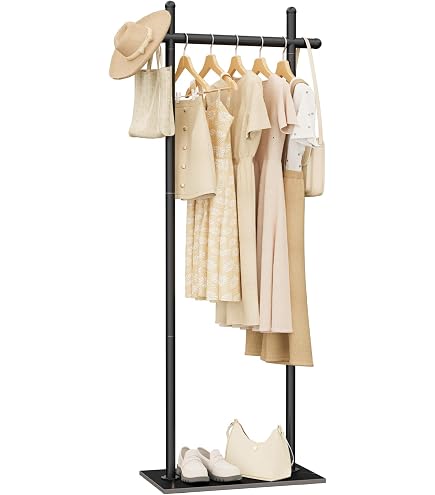 Appendiabiti in metallo dorato con scaffali, abito da sposa, abito da sposa, appendiabiti, espositore per matrimonio, per matrimonio (B-120 x 50 x 150 cm
