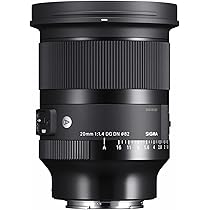 SIGMA 20mm f1.4 DG DN SONYEマウント Sigma 20mm F1.4 DG DN Art Lens for Sony E Mount Mirrorless