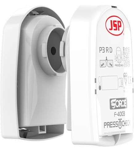 Cartouches Filtrantes PressToCheck™ A2P3 JSP – Paire Pour Masque Force8 – Protection Haut Niveau