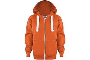 PVUCPOT Kinder Jungen Zip Up Hoodie Sweatjacke Kapuzenjacke Kapuzenpullover Langarm Pullover Hoody Sweatshirt mit Reißverschluss Kinder Kapuzenjacke Hoodie Kapuzen Sweaterjacke Pullover Jungen und Mädchen