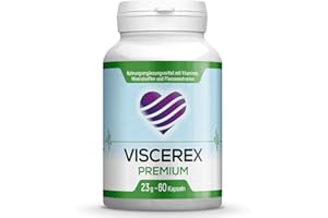 MAYPRODUCTS Viscerex Premium Kapseln (60 St.) | Hochwertiges Nahrungsergänzungsmittel – Mit Vitaminen, Mineralstoffen & Pflanzenextrakten (1x)