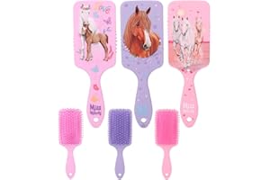 Depesche Szczotka do włosów dla dzieci Miss Melody szczotka do włosów Rubber Finish