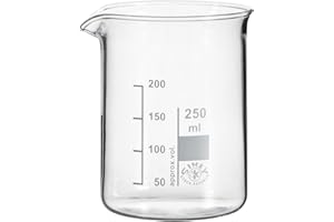 neoLab E-1038 Bechergläser, niedrige Form, 250 mL (10-er Pack)