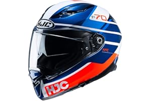 HJC HELMETS HJC pełny kask motocyklowy F70 Tino MC21 niebieski czerwony L