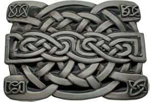 XWEST YONE Hebilla de cinturón Celtic Knot Belt Buckle
