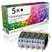 Produktbild N.T.T.® 5 x Stück XL Druckerpatronen / Tintenpatronen kompatibel zu Canon PGI-5BK Schwarz / Black, Sparpack