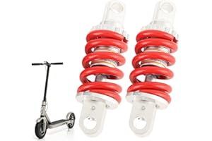 LDAFAVA Hinterrad Stoßdämpfer [2 Stück] - Einstellbare Motorrad Stoßdämpfer 100mm, Wasserdicht & Hochleistungs-Federung für Optimalen Komfort, für Offroad Gelände, ATV, Go-Kart, E-Bike und Elektroroller
