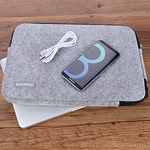 Guaiboshi Laptoptasche Sleeve H  lle Schutztasche Mit Wasserdicht Filz Oberfl  che Universale Laptop Sleeve Schuzh  lle f  r 13 Zoll Laptop  Notebook 